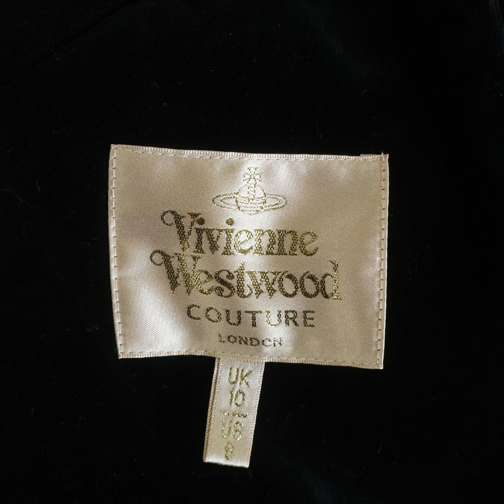 Vivienne Westwood(ヴィヴィアンウエストウッド) Velvet Suit Set Up ベロア ハートラブジャケット ベルベットスーツ セットアップ ブラック レディース