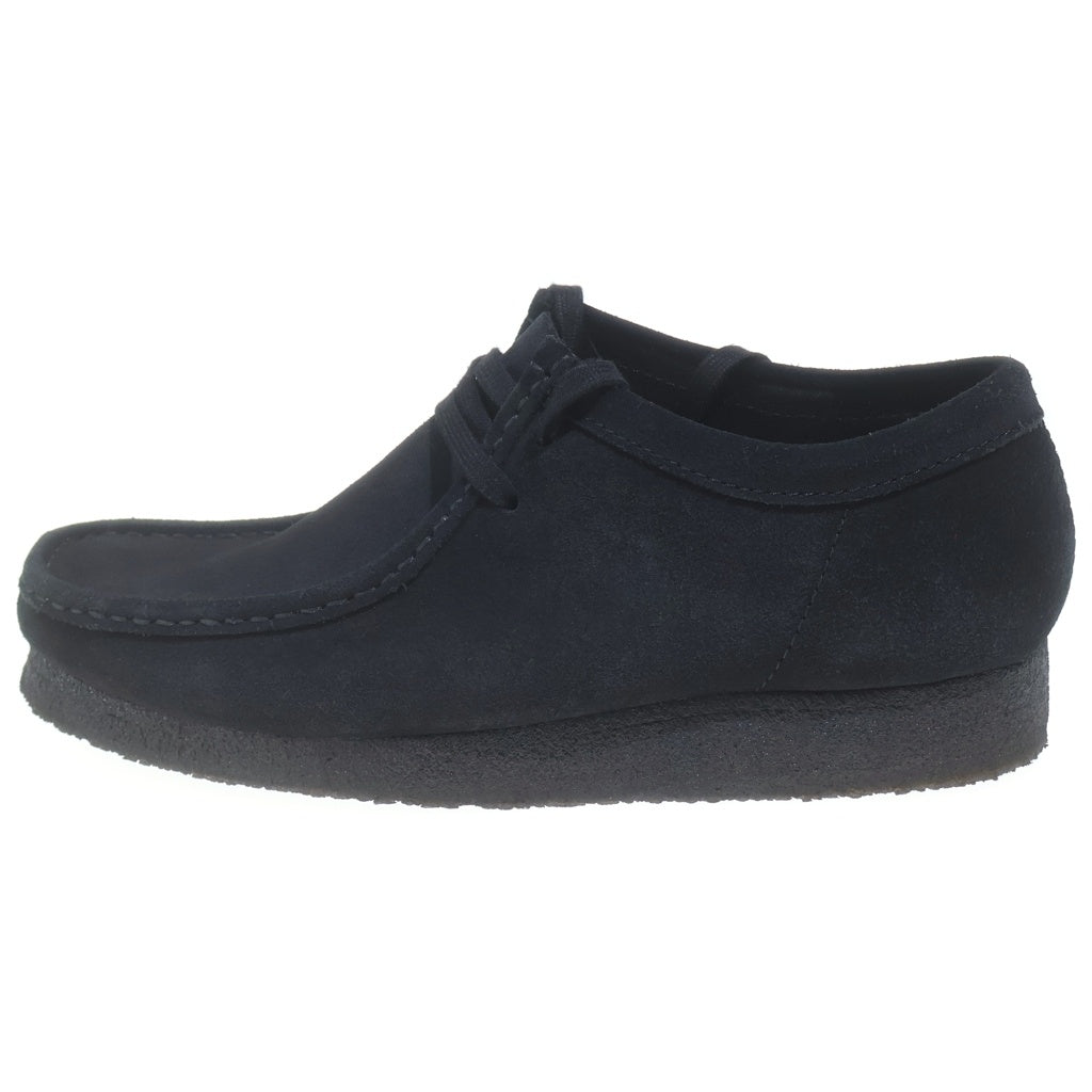 Clarks(クラークス) Wallabee Boots スエードレザー ワラビー ローカット ブーツ ブラック US9/26.5cm