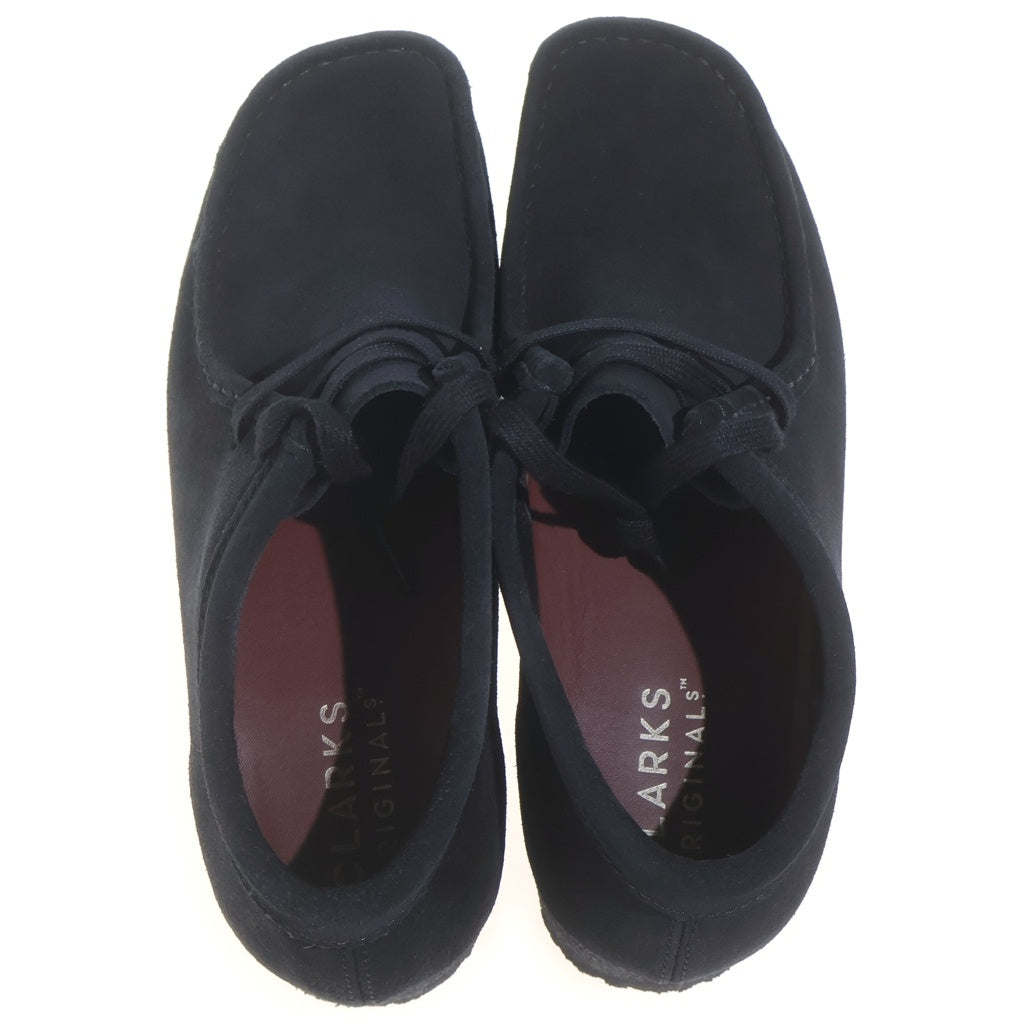 Clarks(クラークス) Wallabee Boots スエードレザー ワラビー ローカット ブーツ ブラック US9/26.5cm