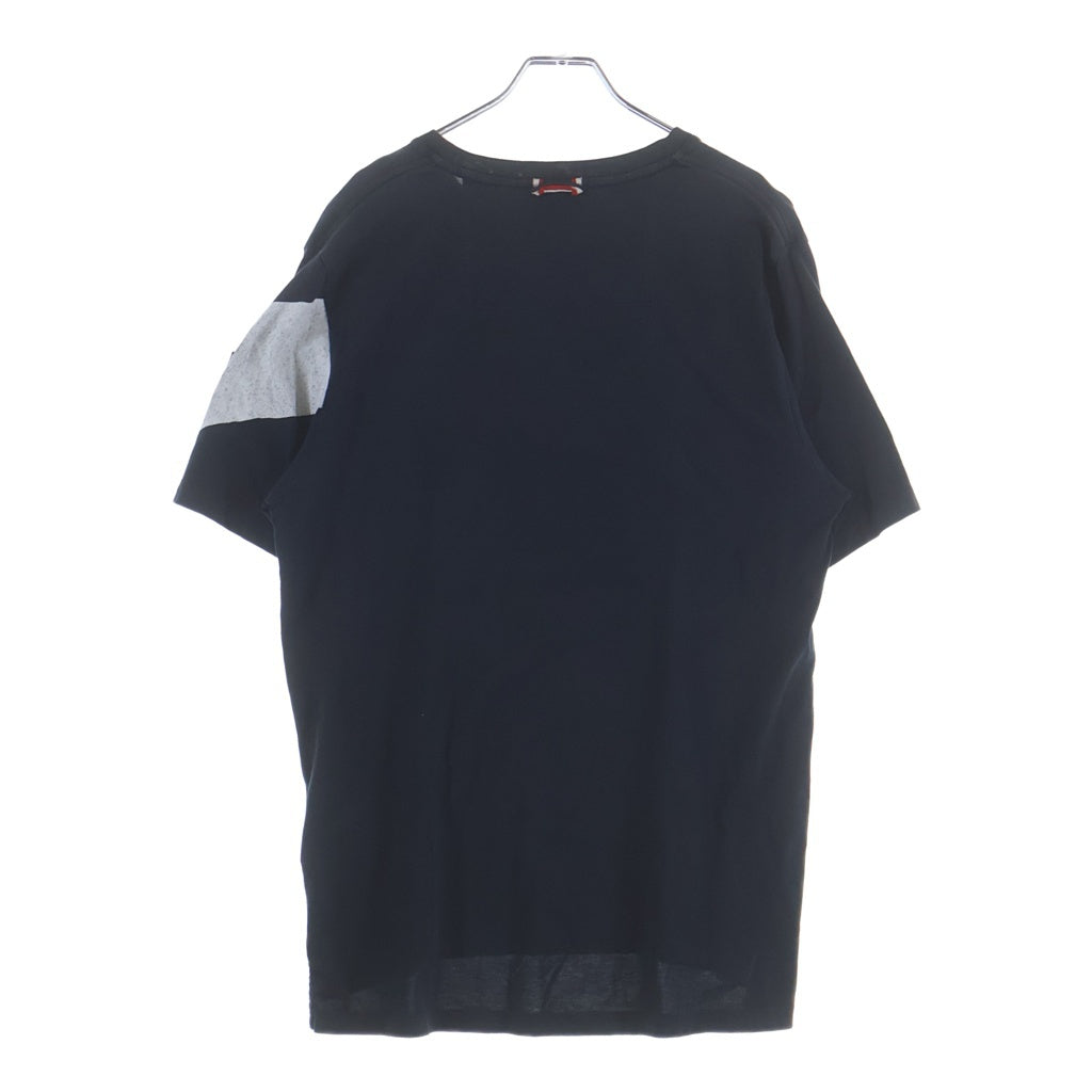 MONCLER(モンクレール) MAGLIA T-Shirt パッチワーク 半袖Tシャツ カットソー ネイビー C13918007050