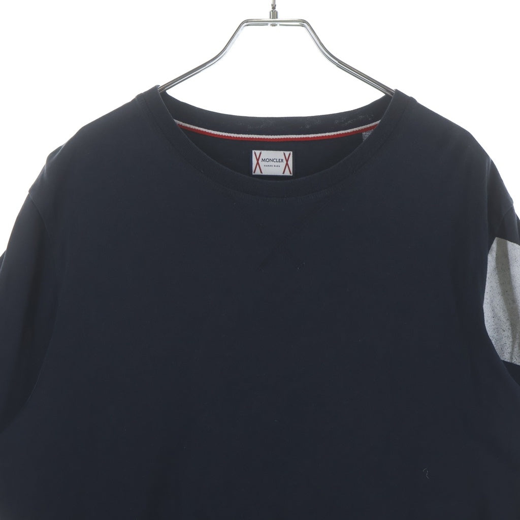 MONCLER(モンクレール) MAGLIA T-Shirt パッチワーク 半袖Tシャツ カットソー ネイビー C13918007050