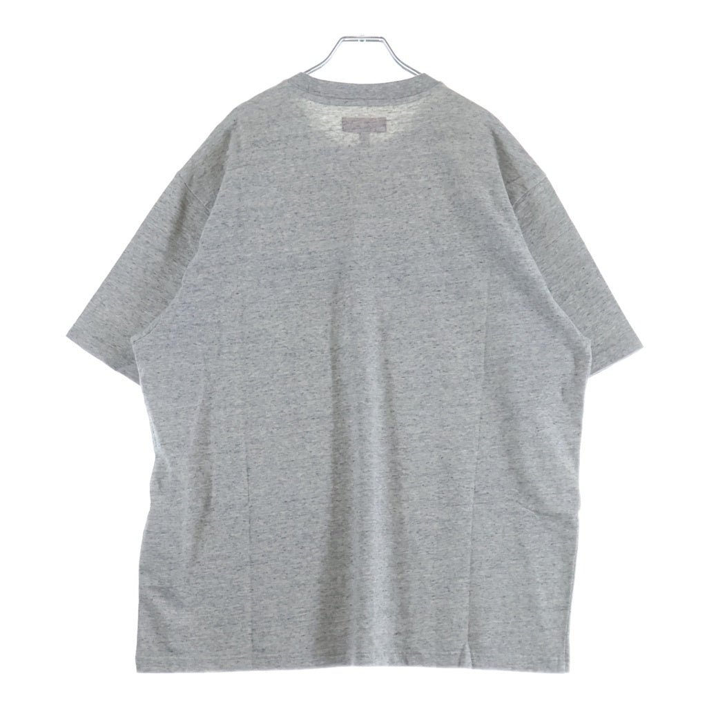 SUPREME(シュプリーム) 25AW Collegiate Applique S/S Top カレジエイトアップリケ フロントロゴ刺繍 半袖Tシャツ カットソー グレー