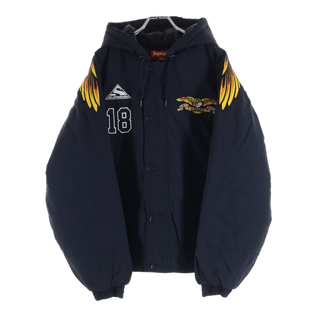 SUPREME(シュプリーム) 25AW ×ANTI HERO Stadium Jacket アンタイヒーロー スタジアムジャケット ブルゾン ブラック