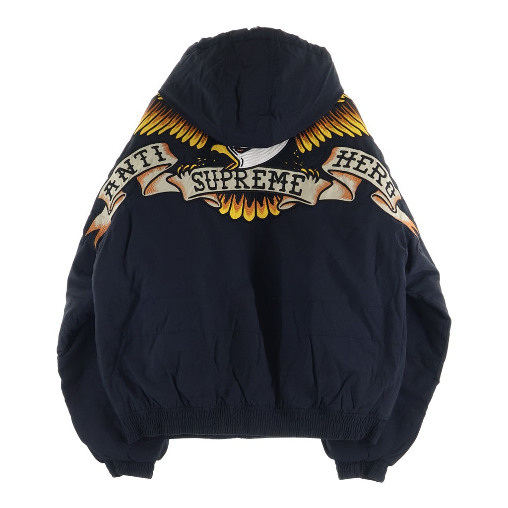SUPREME(シュプリーム) 25AW ×ANTI HERO Stadium Jacket アンタイヒーロー スタジアムジャケット ブルゾン ブラック