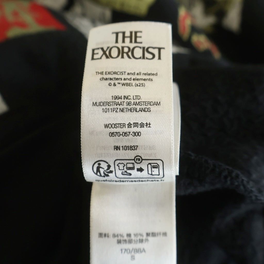 SUPREME(シュプリーム) 25AW The Exorcist Hooded Sweatshirt エクソシスト フロントプリント プルオーバーパーカー フーディー ブラック