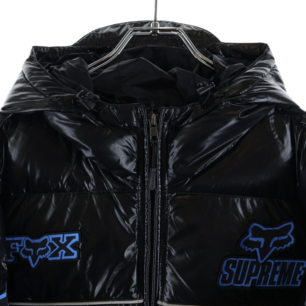 SUPREME(シュプリーム) 25AW ×Fox Racing Shiny Down Puffer Jacket フォックスレーシング シャイニーダウンパファージャケット ブラック