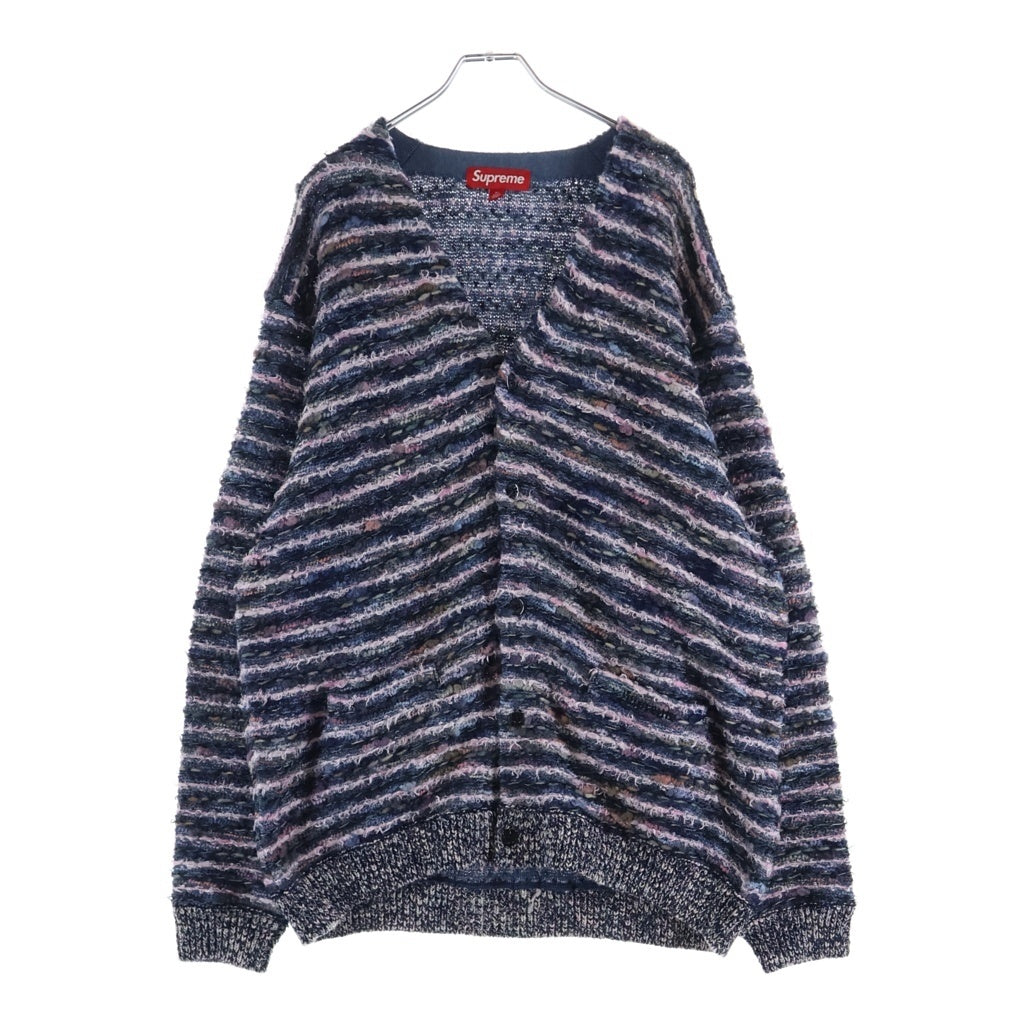 SUPREME(シュプリーム) 25AW Textured Cardigan テクスチャード カーディガン ピンク/ネイビー