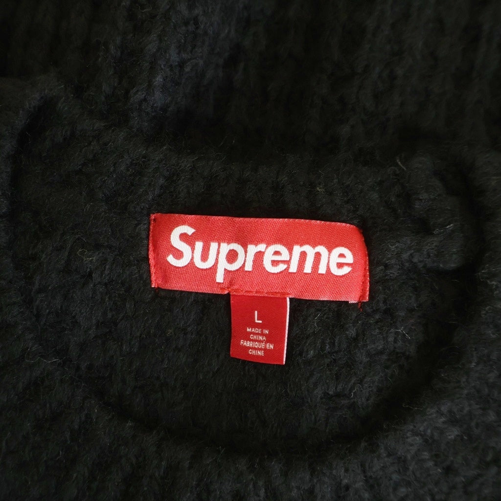 SUPREME(シュプリーム) 25AW Washed Small Box Logo Waffle Sweater