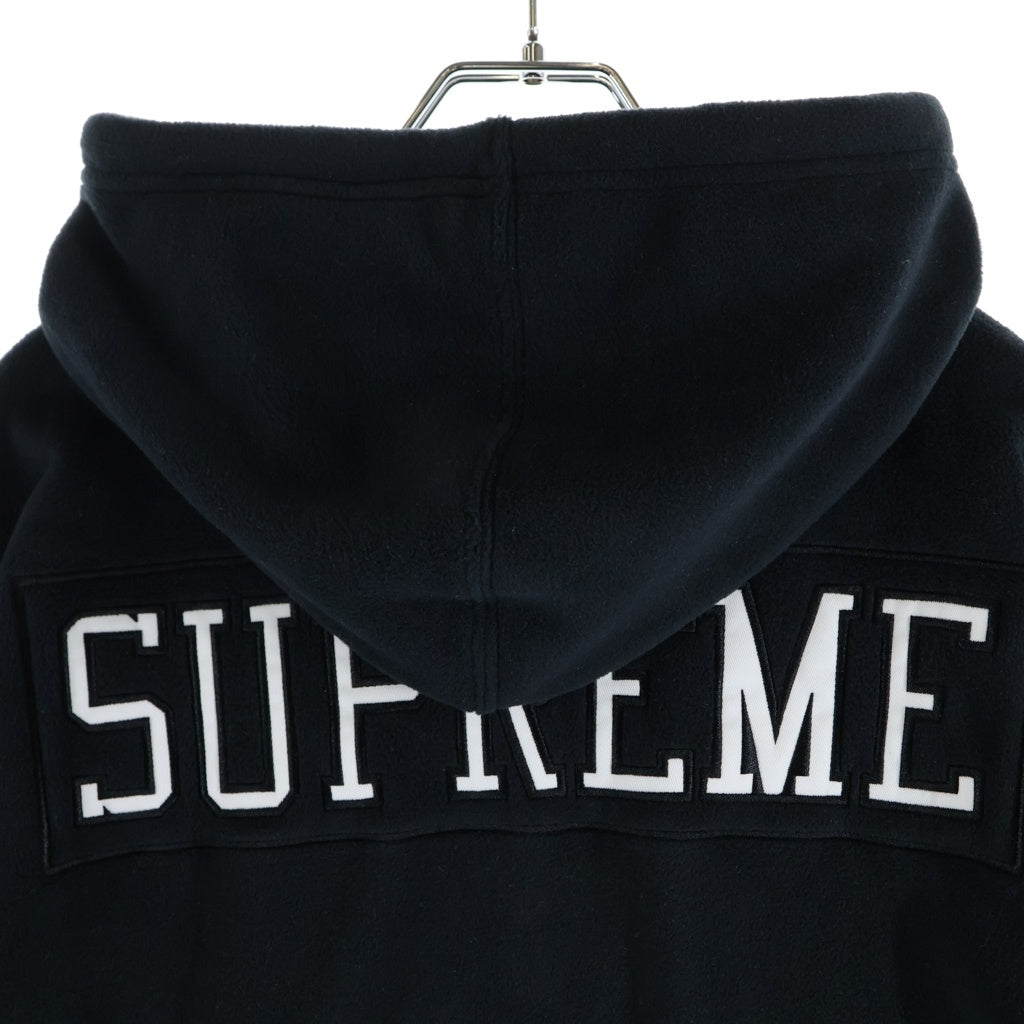 SUPREME(シュプリーム) 25AW Polartec Hooded Hockey Jersey ポーラテック フーデッド ホッケージャージ パーカー ブラック