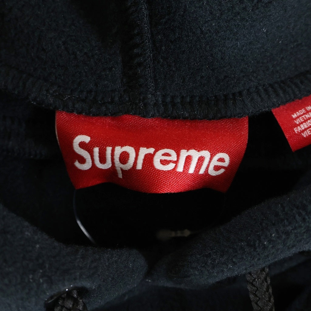 SUPREME(シュプリーム) 25AW Polartec Hooded Hockey Jersey ポーラテック フーデッド ホッケージャージ パーカー ブラック