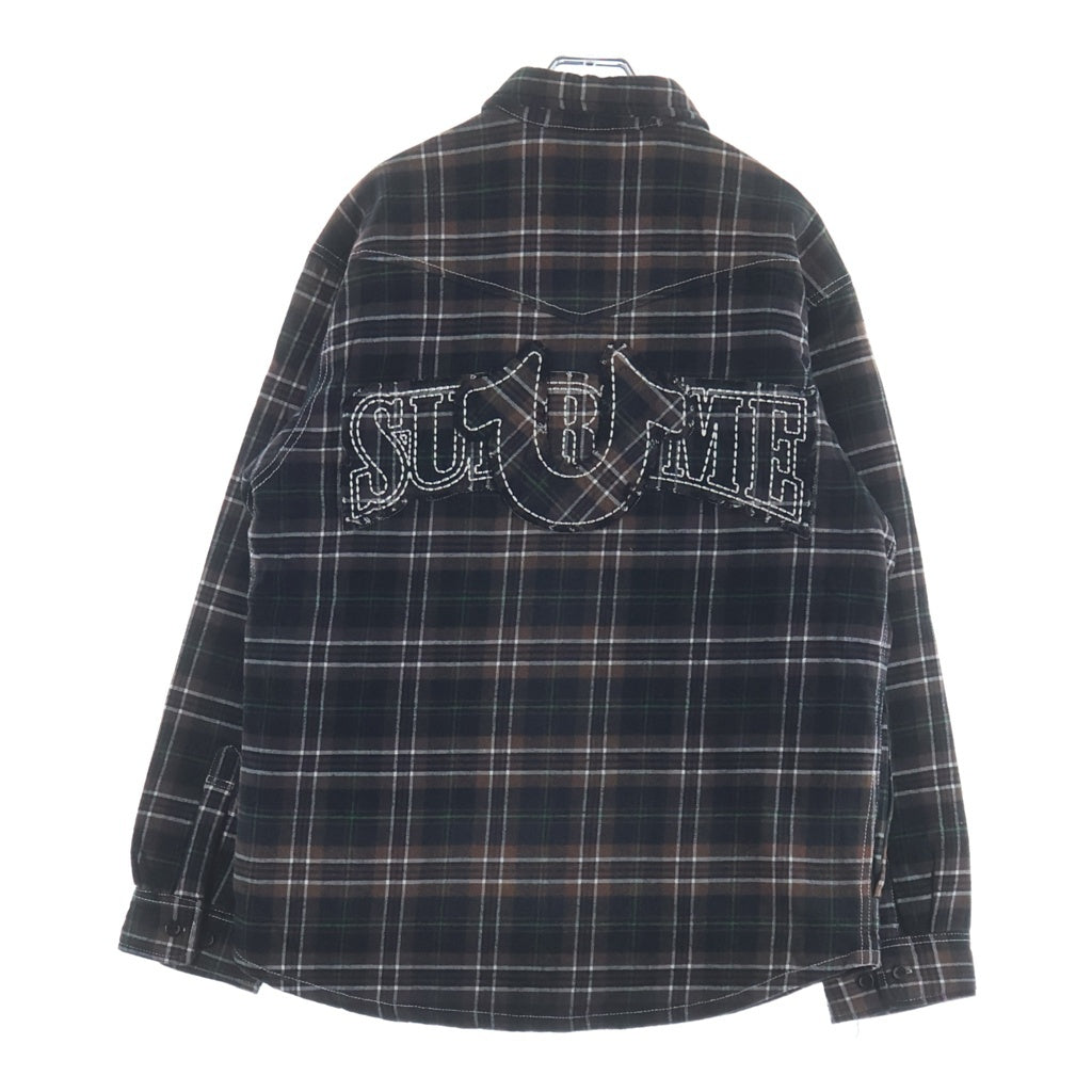 SUPREME(シュプリーム) 25AW ×True Religion Quilted Lined Plaid Flannel Shirt トゥルーレリジョン キルテッド ラインド プレイド フランネルシャツ チェック総柄 長袖シャツ