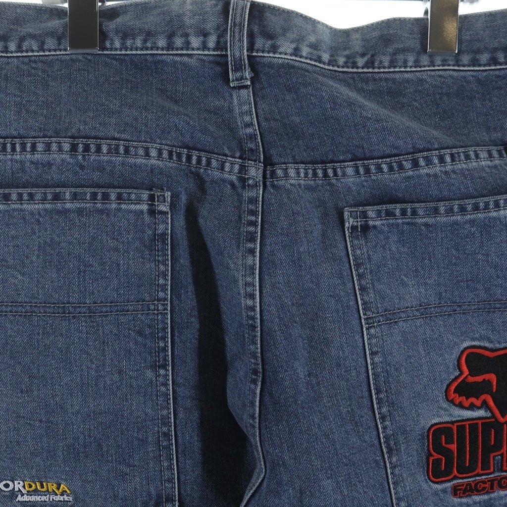SUPREME(シュプリーム) 25AW ×Fox Racing Cordura Baggy Jean フォックスレーシング コーデュラバギージーンズ デニムパンツ インディゴ