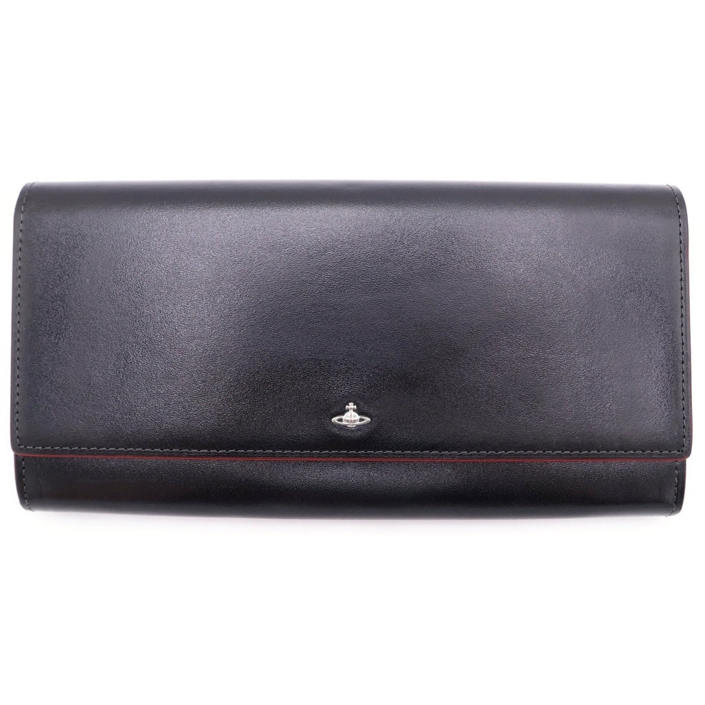 Vivienne Westwood(ヴィヴィアンウエストウッド) SIMPLE TINY ORB LONG WALLET シンプルタイニーオーブ ロングウォレット 長財布 ブラック