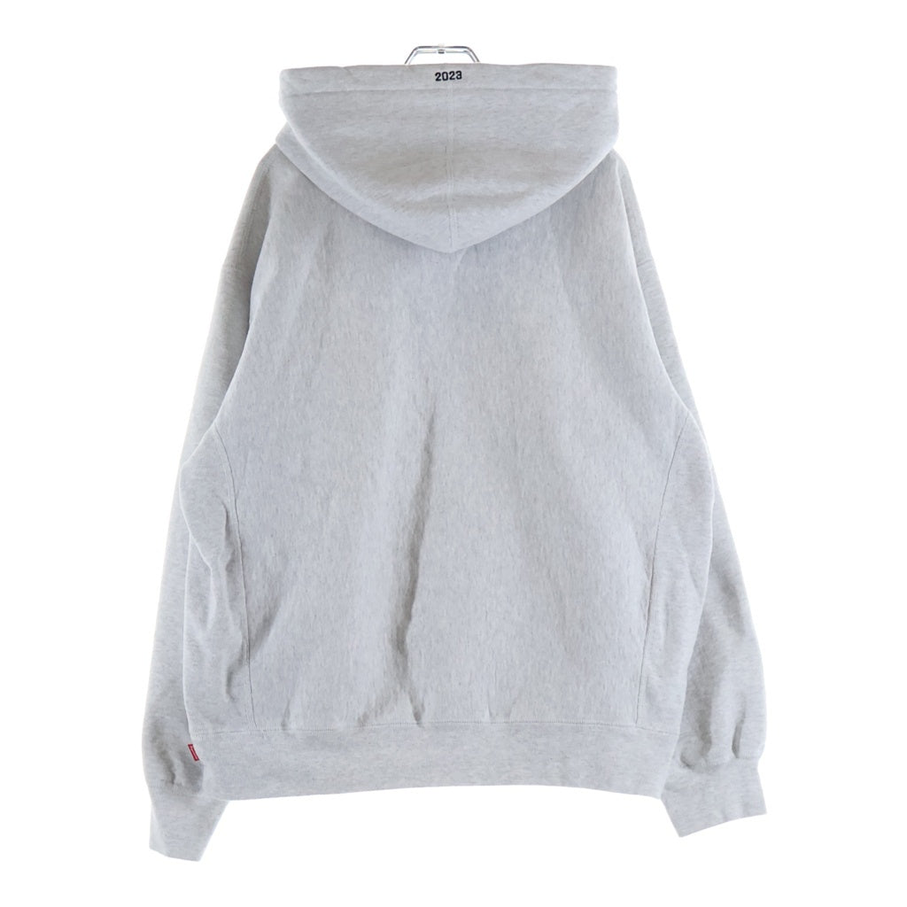 SUPREME(シュプリーム) 23AW Box Logo Hooded sweatshirt 迷彩柄 ボックスロゴデザイン フーデッド プルオーバースウェットパーカー グレー