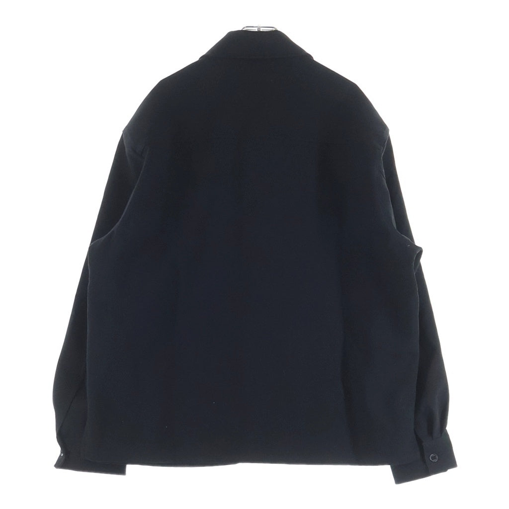 KITH(キス) Midweight Double Weave Ace Buttondown ミッド ウェイト ダブルウェーブ ボタンジャケット ブラック 25-050-060-0001-4-0