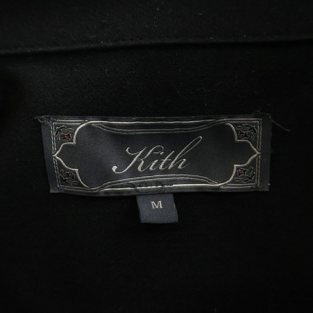 KITH(キス) Midweight Double Weave Ace Buttondown ミッド ウェイト ダブルウェーブ ボタンジャケット ブラック 25-050-060-0001-4-0