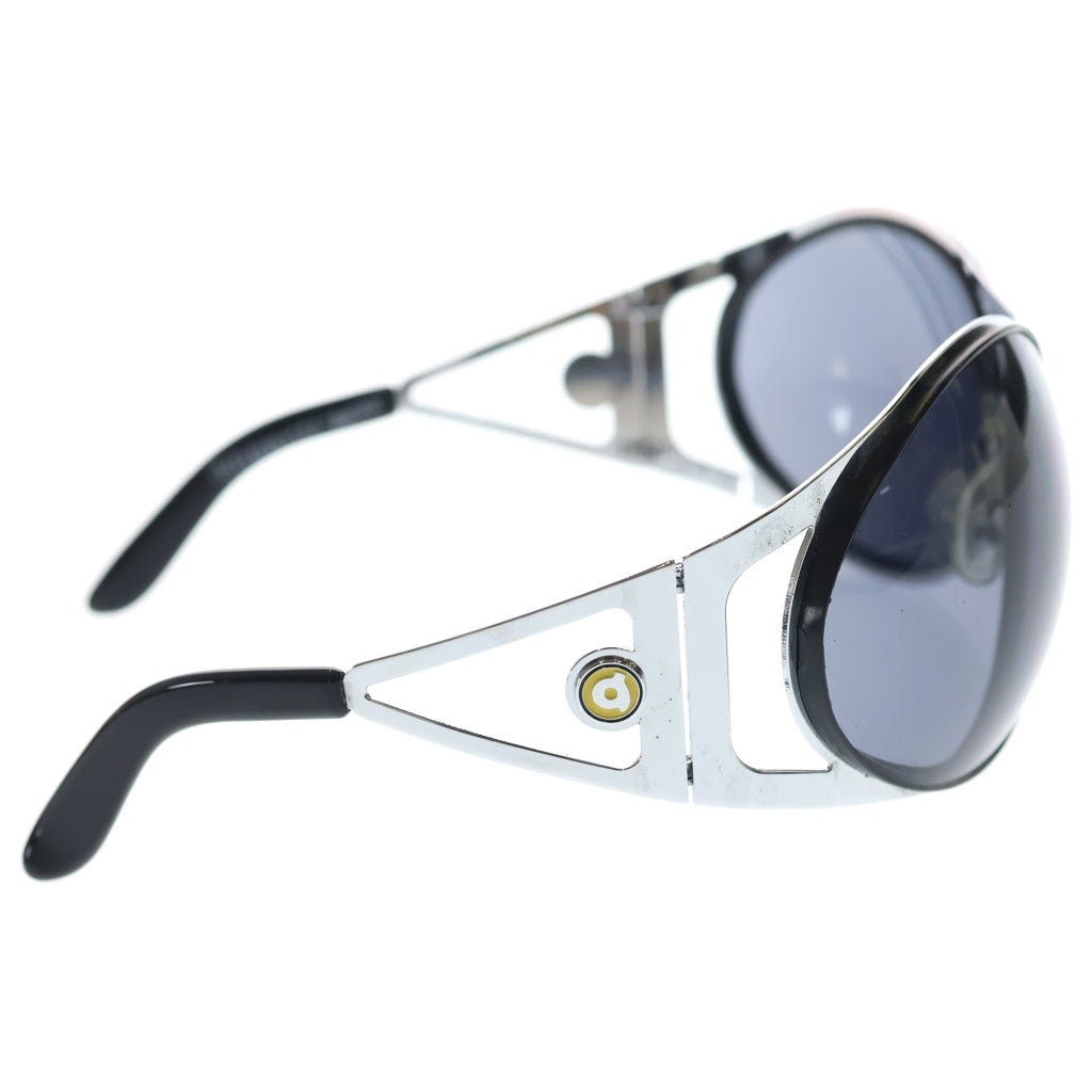 NO BRAND(ノーブランド) GLOBAL EYEWARE(グローバルアイウェア) BT003 メタルフレーム サングラス 眼鏡 アイウェア シルバー/ブラック