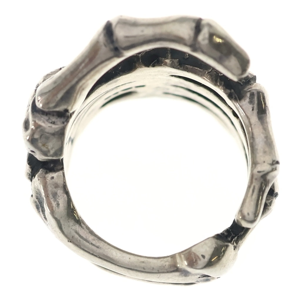 CRAZY PIG(クレイジーピッグ) BONE HAND RING ボーンハンドリング シルバー