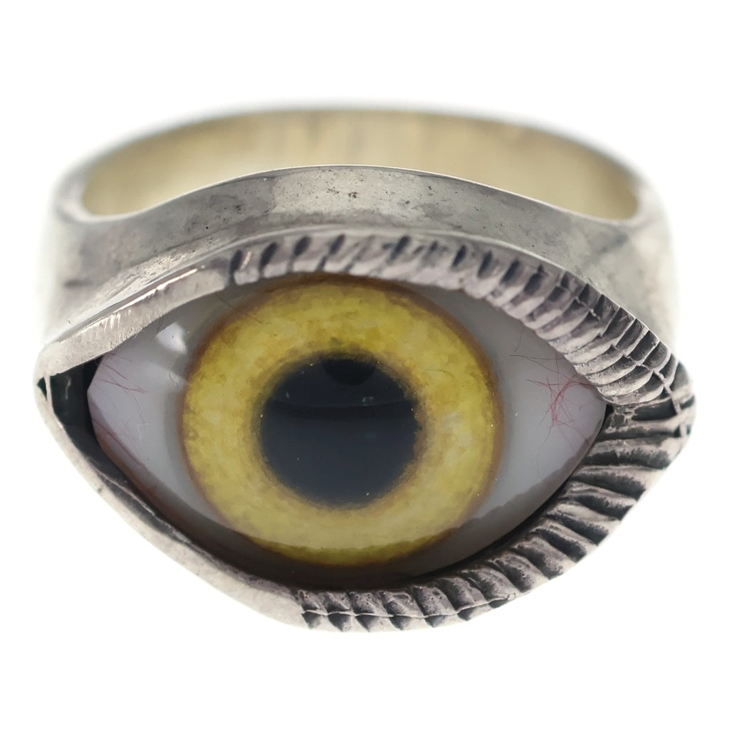 CRAZY PIG(クレイジーピッグ) LASH EYE RING ラッシュアイリング シルバー/イエロー