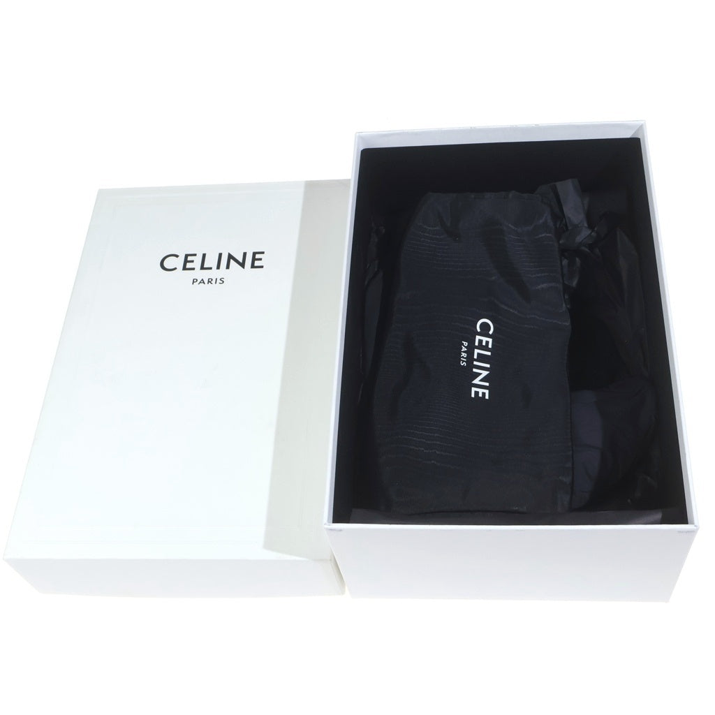 CELINE(セリーヌ) Trionphe Slingback Heels In Lizard In Nude トリオンフスリングバックヒール ブラック レディース
