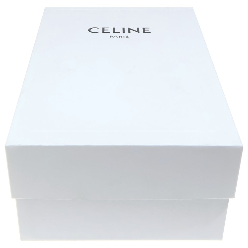 CELINE(セリーヌ) Trionphe Slingback Heels In Lizard In Nude トリオンフスリングバックヒール ブラック レディース