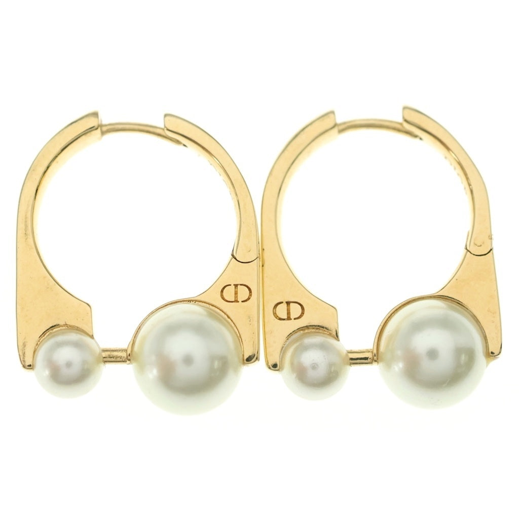 Christian Dior(クリスチャンディオール) Tribales New Look トライバルズニュールック フェイクパール ピアス ゴールド レディース