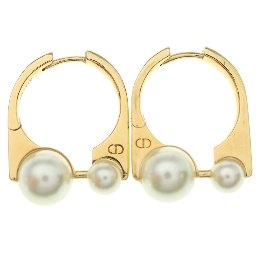 Christian Dior(クリスチャンディオール) Tribales New Look トライバルズニュールック フェイクパール ピアス ゴールド レディース