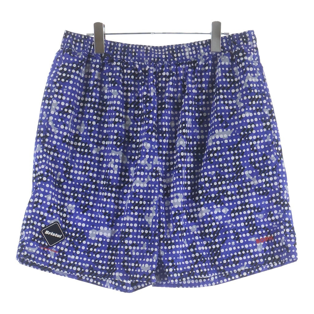 F.C.R.B./F.C.Real Bristol/FCRB(エフシーアールビー/エフシーレアルブリストル) ×FRAGMENT CAMOUFLAGE NYLON SHORTS フラグメント カモフラナイロンショーツ ブルー FCRB-260170