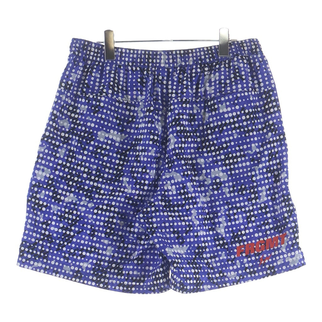 F.C.R.B./F.C.Real Bristol/FCRB(エフシーアールビー/エフシーレアルブリストル) ×FRAGMENT CAMOUFLAGE NYLON SHORTS フラグメント カモフラナイロンショーツ ブルー FCRB-260170