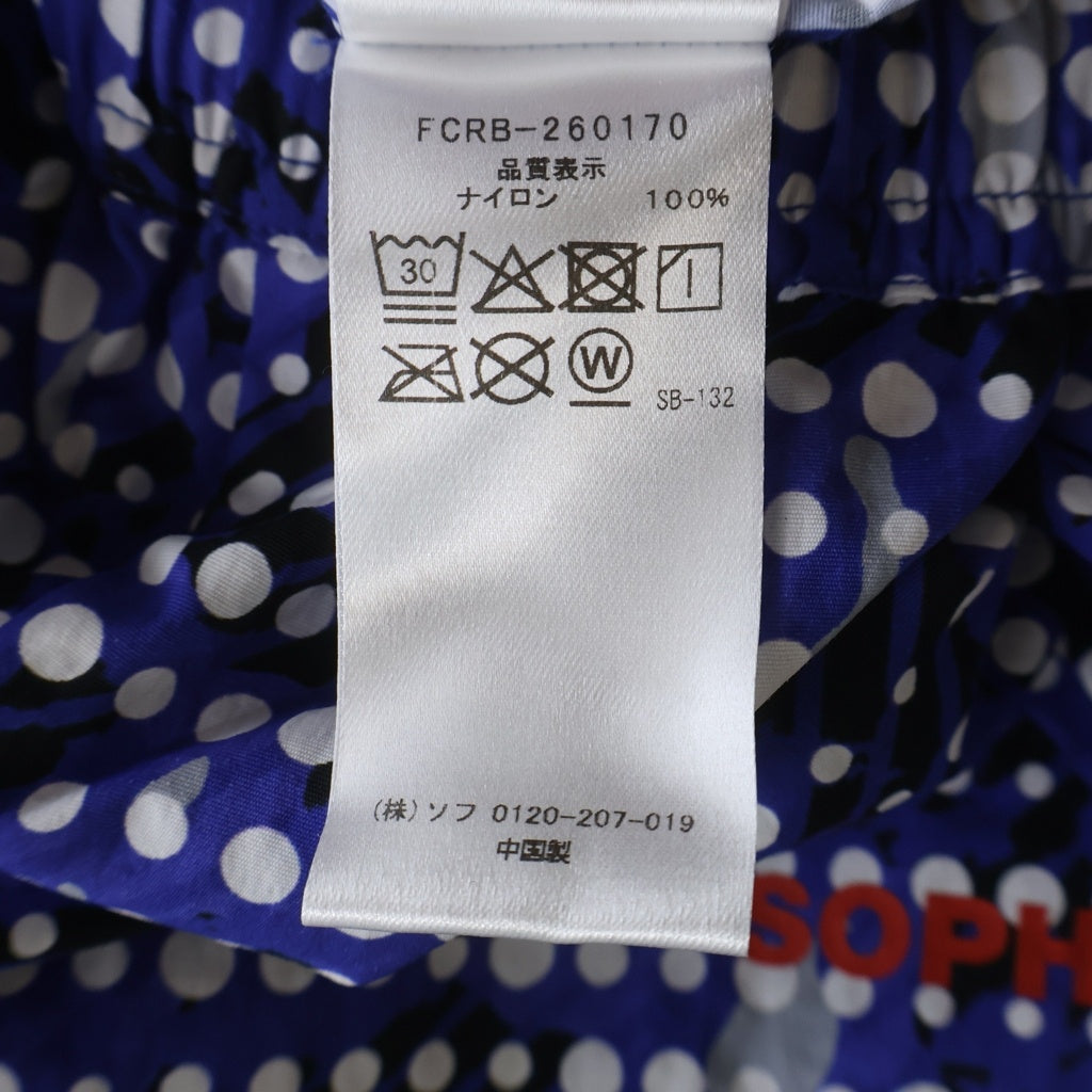 F.C.R.B./F.C.Real Bristol/FCRB(エフシーアールビー/エフシーレアルブリストル) ×FRAGMENT CAMOUFLAGE NYLON SHORTS フラグメント カモフラナイロンショーツ ブルー FCRB-260170