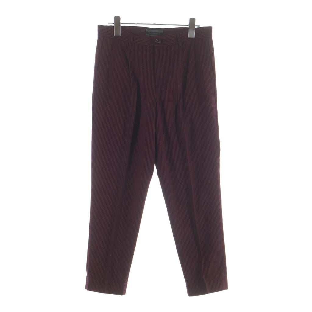 HYSTERICS(ヒステリックス) ストライプテーラードジャケット トラウザーズパンツ スラックス セットアップ レッド 0561AJ02 0561AP04