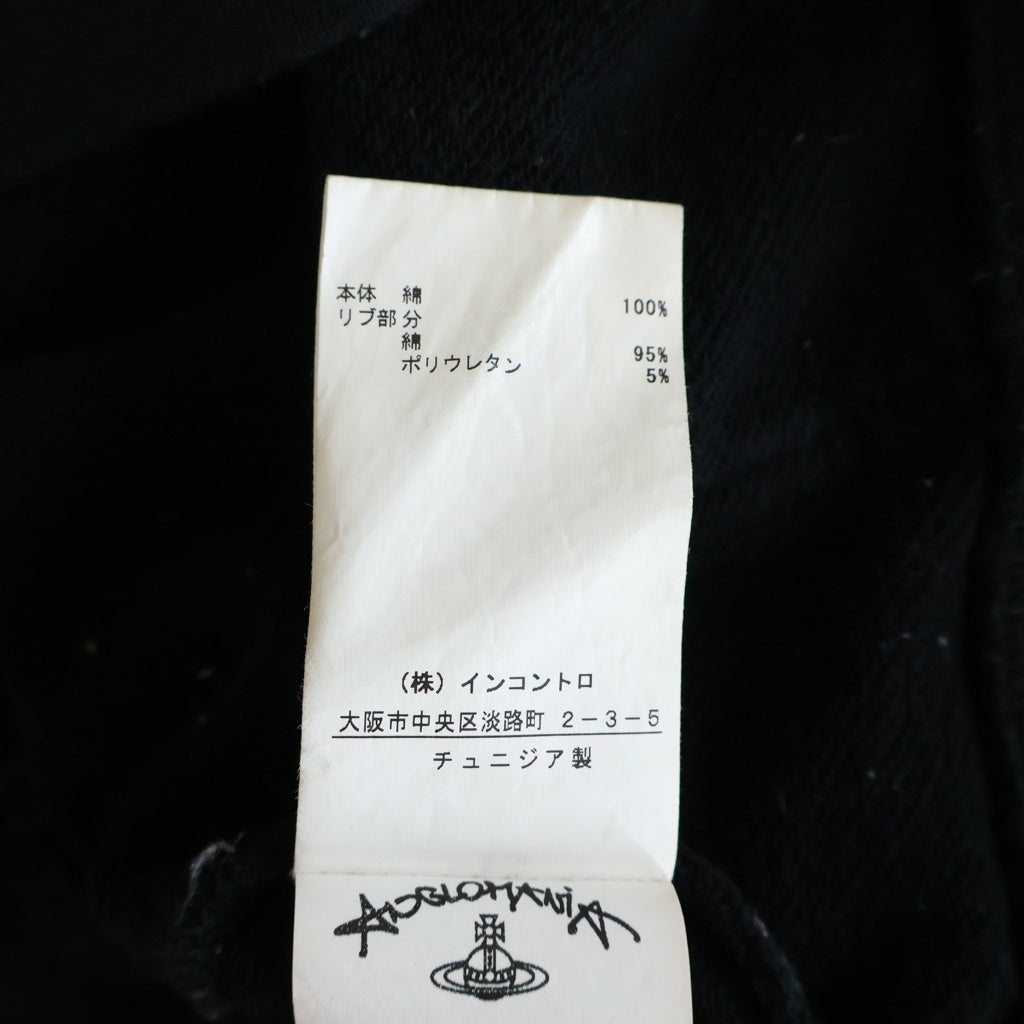 Vivienne Westwood Anglomania(ヴィヴィアンウエストウッドアングロマニア) Arm and Cutlass フロントロゴ刺繍 プルオーバーパーカー フーディー 1001 14-01-392018 レディース
