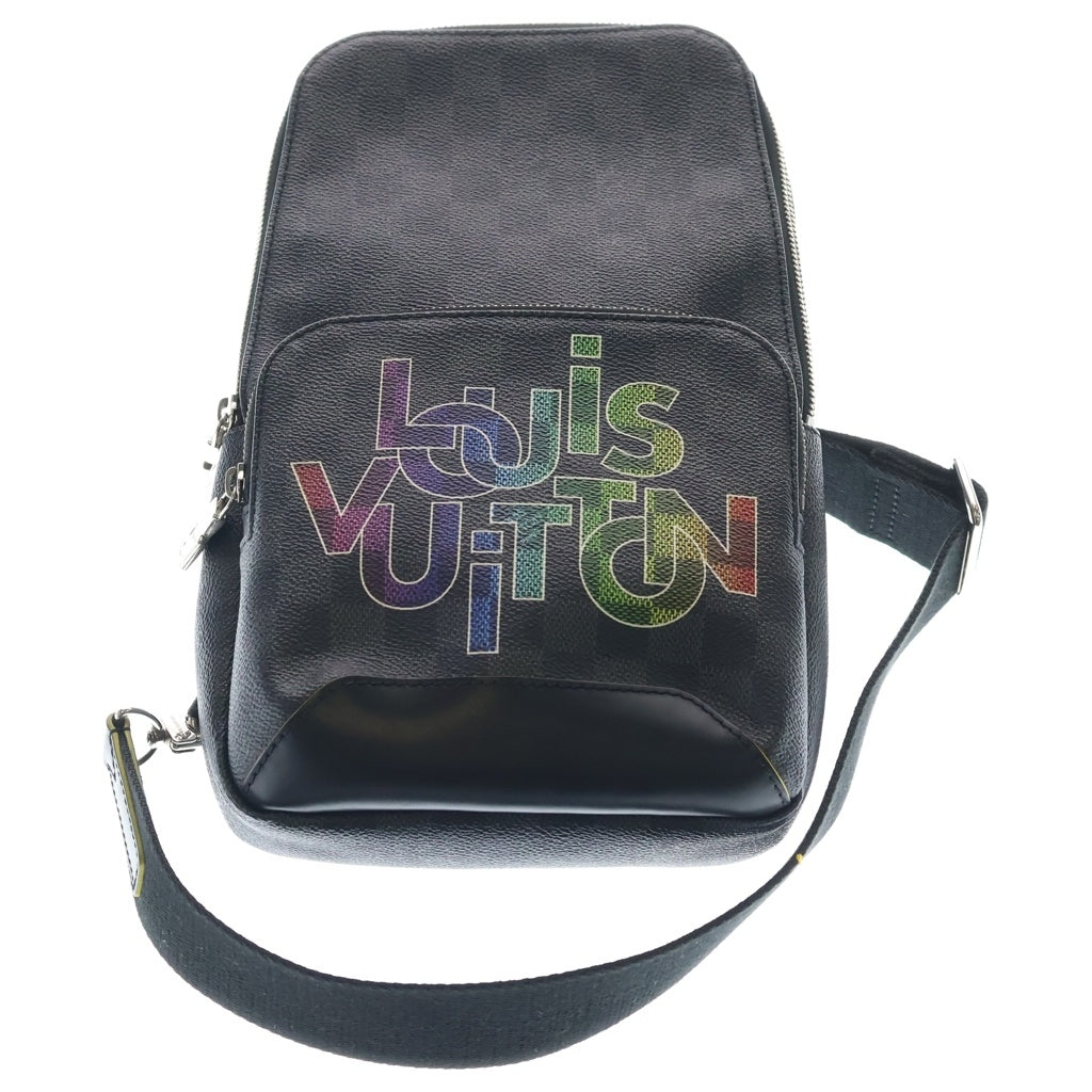 LOUIS VUITTON(ルイヴィトン) ダミエ グラフィット アヴェニュー スリング ショルダーバッグ ブラック N40273