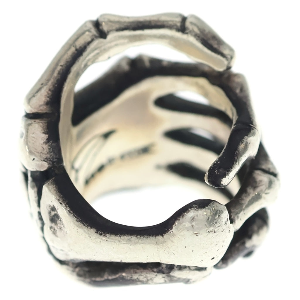 CRAZY PIG(クレイジーピッグ) BONE HAND RING ボーンハンド リング シルバー