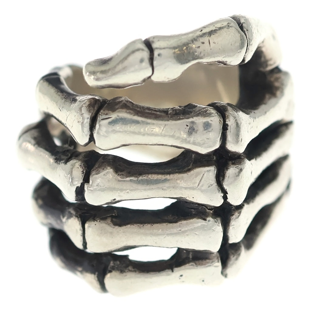 CRAZY PIG(クレイジーピッグ) BONE HAND RING ボーンハンド リング シルバー
