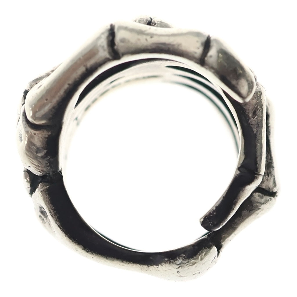 CRAZY PIG(クレイジーピッグ) BONE HAND RING ボーンハンド リング シルバー