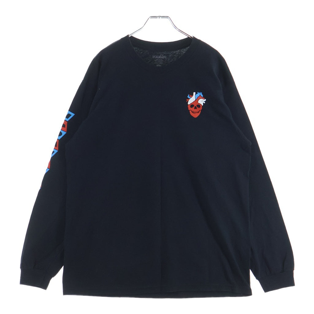 NIKE SB(ナイキエスビー) × STRANGELOVE L/S TEE ストレンジラブ グラフィックプリント クルーネック 長袖Tシャツ カットソー ブラック