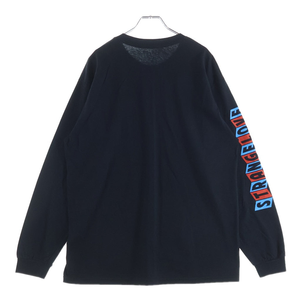 NIKE SB(ナイキエスビー) × STRANGELOVE L/S TEE ストレンジラブ グラフィックプリント クルーネック 長袖Tシャツ カットソー ブラック