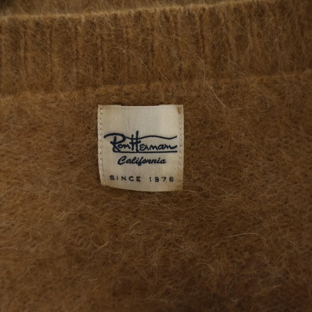 RON HERMAN(ロンハーマン) Mohair Cardigan モヘア ニットカーディガン ベージュ