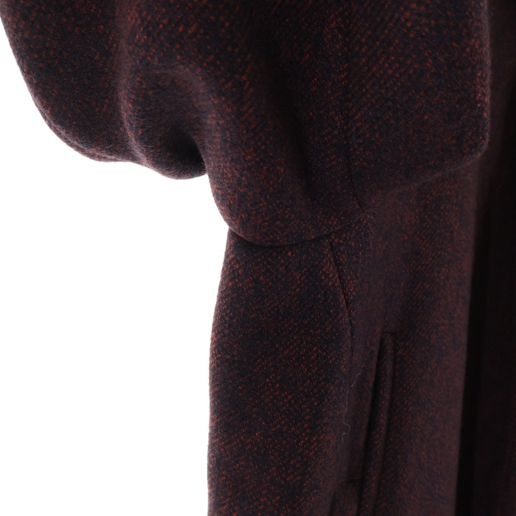 JIL SANDER(ジルサンダー) 比翼ボタン ショートウールコート レッド 420401 M20090082