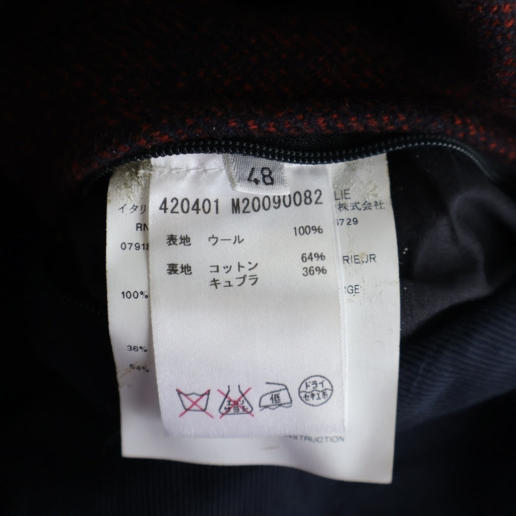 JIL SANDER(ジルサンダー) 比翼ボタン ショートウールコート レッド 420401 M20090082