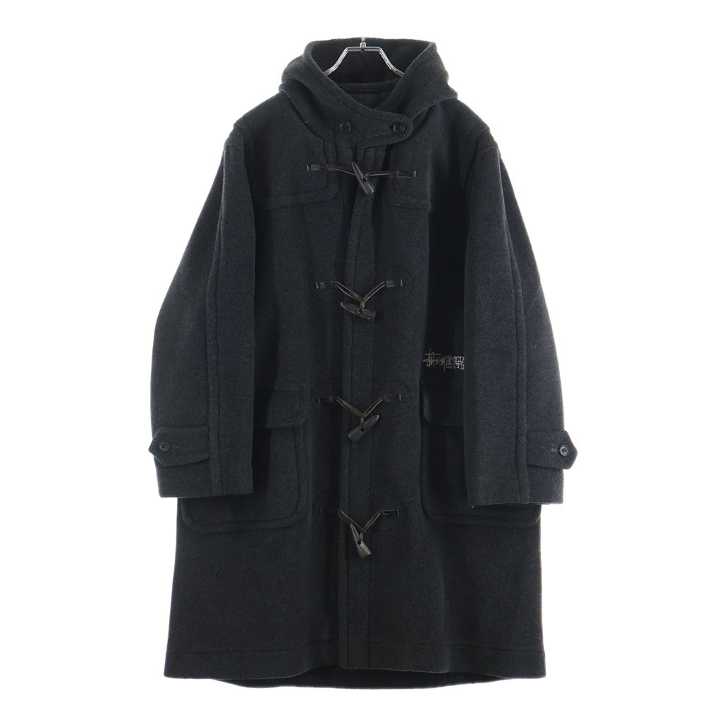STUSSY(ステューシー) 90s OLD STUSSY Special Edition Duffel Coat オールドステューシー スペシャルエディション ウール ダッフル ロングコート グレー