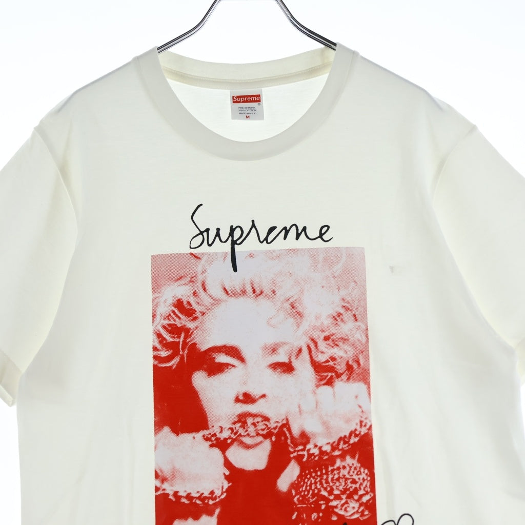 SUPREME(シュプリーム) 18AW Madonna Tee マドンナ プリント クルーネック 半袖Tシャツ カットソー ホワイト