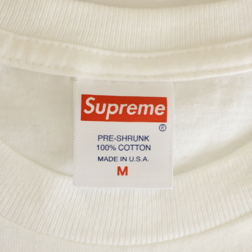 SUPREME(シュプリーム) 21AW Est 1994 Tee フロントロゴプリント クルーネック 半袖Tシャツ カットソー ホワイト