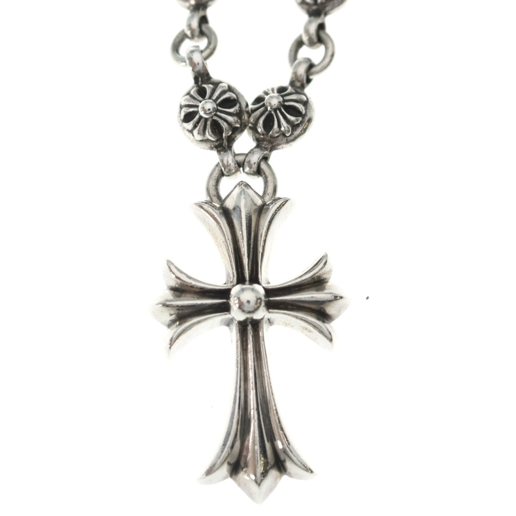 CHROME HEARTS(クロムハーツ) #1 CRSBL CHN SML CH CRS クロスボールチェーン スモールCHクロス ネックレス シルバー BCA193