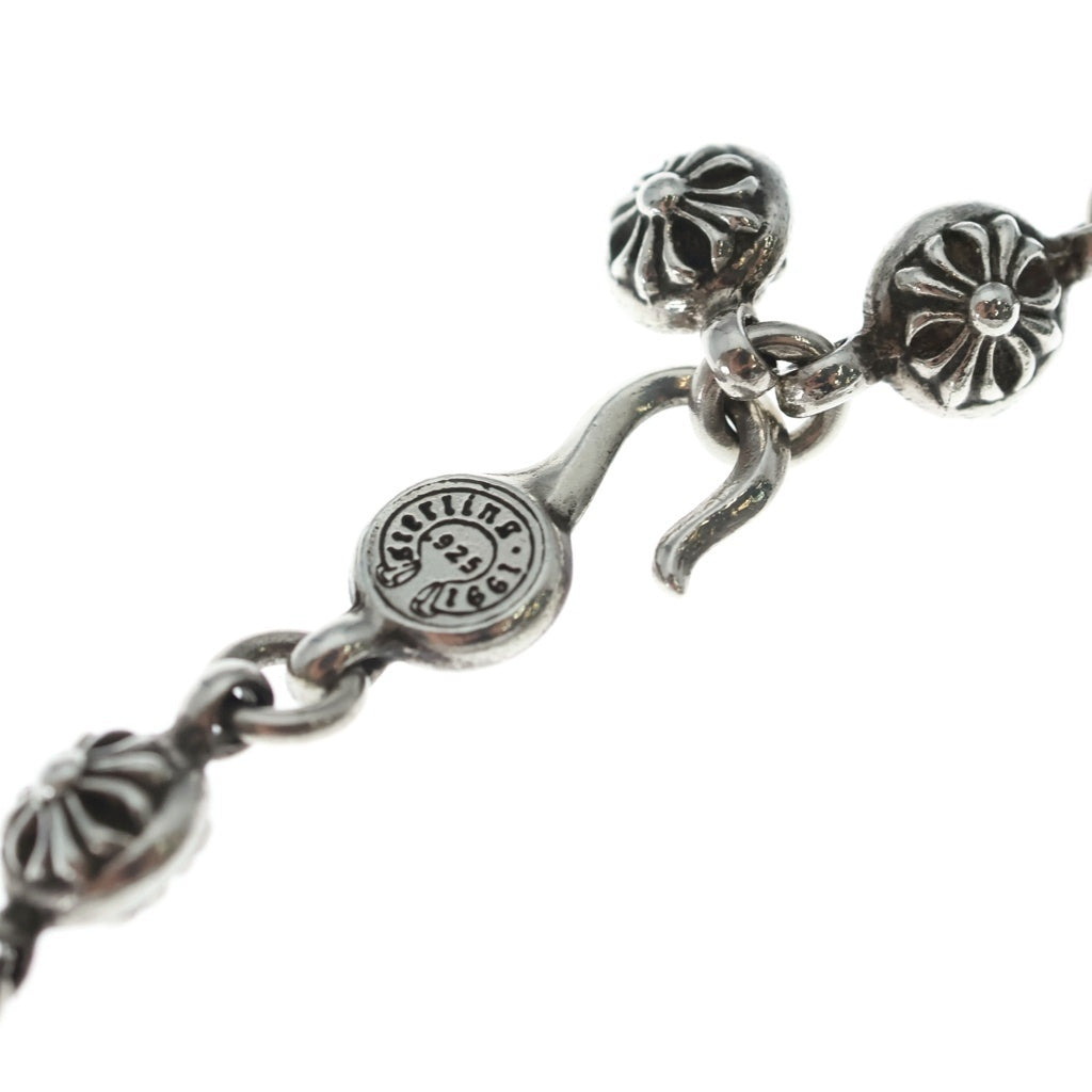 CHROME HEARTS(クロムハーツ) #1 CRSBL CHN SML CH CRS クロスボールチェーン スモールCHクロス ネックレス シルバー BCA193