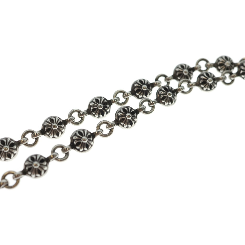 CHROME HEARTS(クロムハーツ) #1 CRSBL CHN SML CH CRS クロスボールチェーン スモールCHクロス ネックレス シルバー BCA193