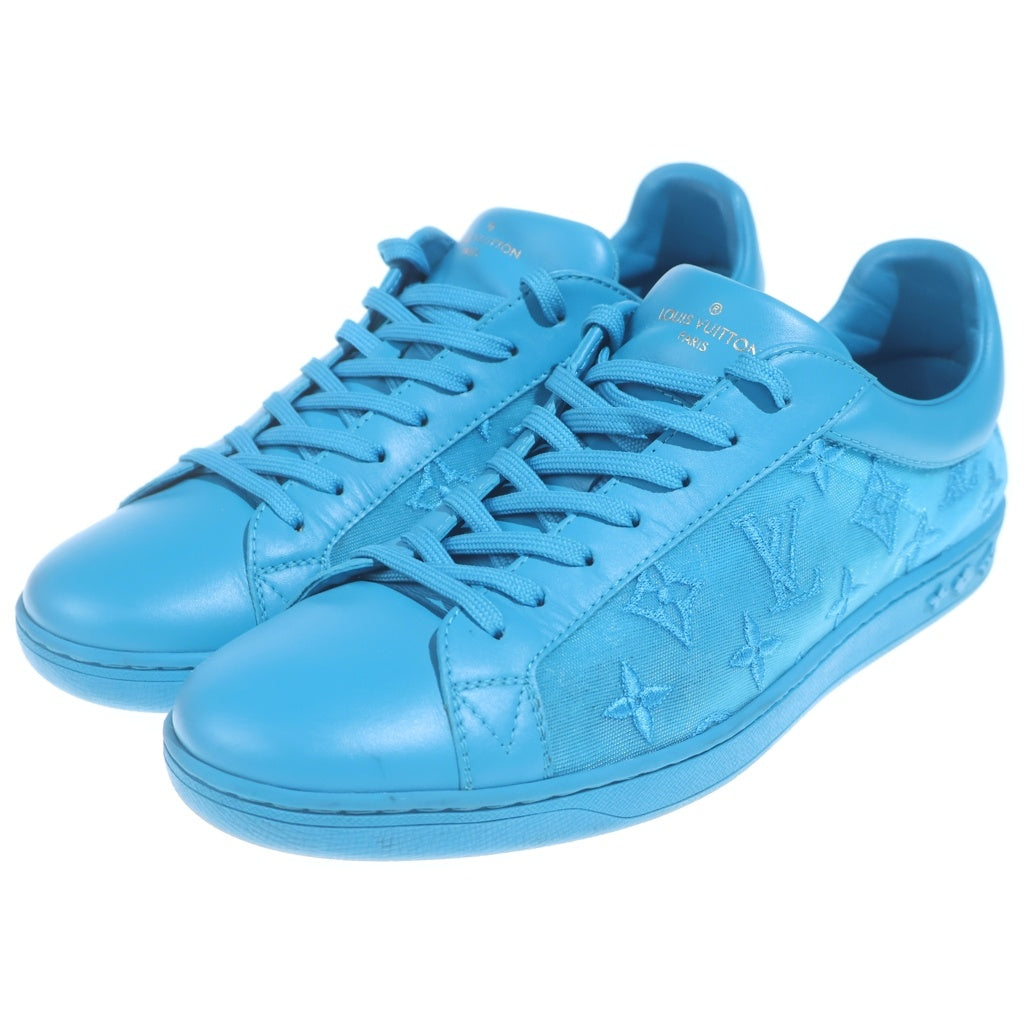 LOUIS VUITTON(ルイヴィトン) LUXEMBOURG LINE SNEAKERS ルクセンブルグ ライン モノグラム レザー ローカットスニーカー ブルー 1A7QYX