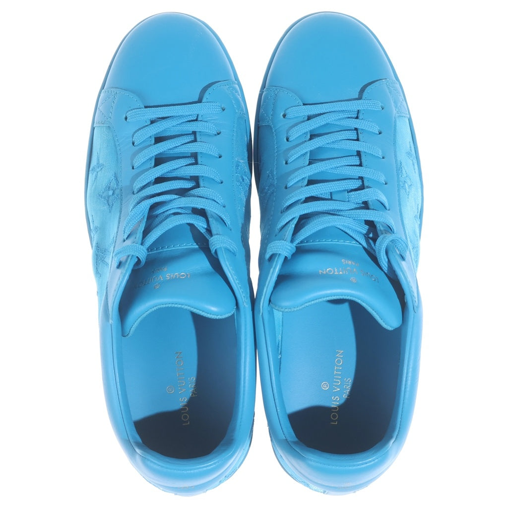 LOUIS VUITTON(ルイヴィトン) LUXEMBOURG LINE SNEAKERS ルクセンブルグ ライン モノグラム レザー ローカットスニーカー ブルー 1A7QYX