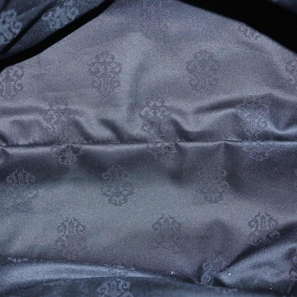 CHROME HEARTS(クロムハーツ) FS TOTE FSトート クロスパッチ付きレザートートバッグ ブラック